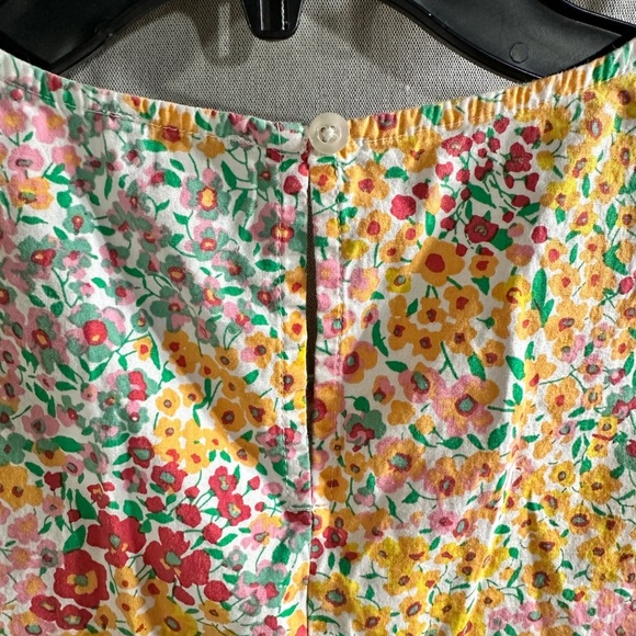 J.Crew Factory - Reimagined floral cotton sleeveless tiered sundress sz 4 - Picture 6 of 7